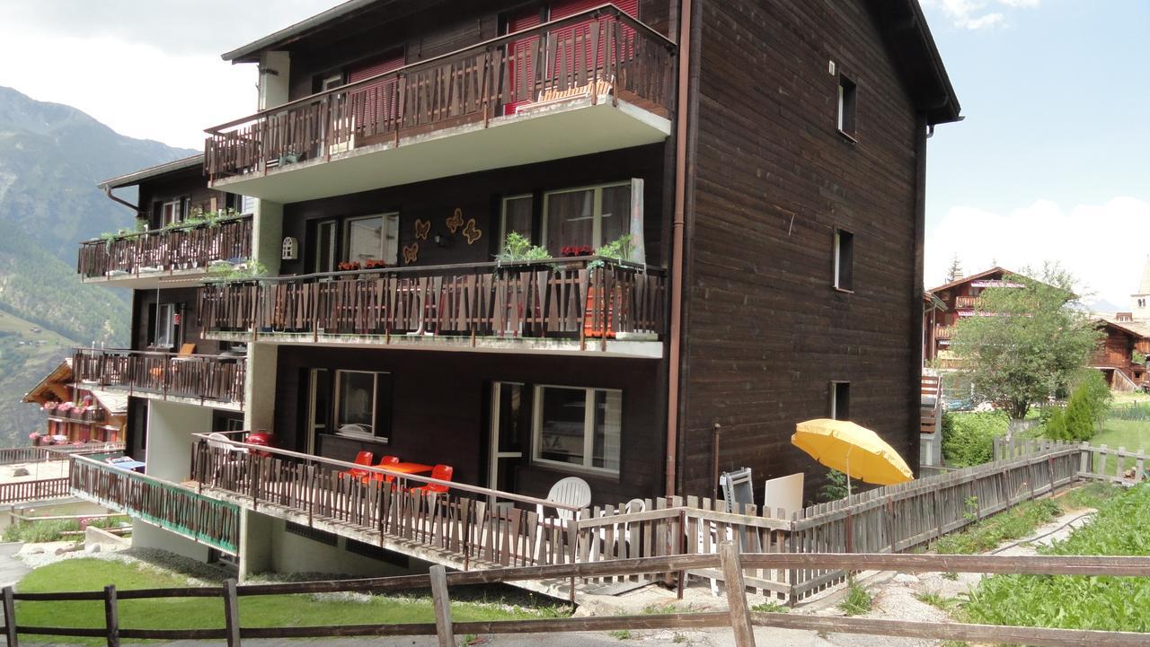 Haus Silberblick Anrig Daire Grächen Dış mekan fotoğraf